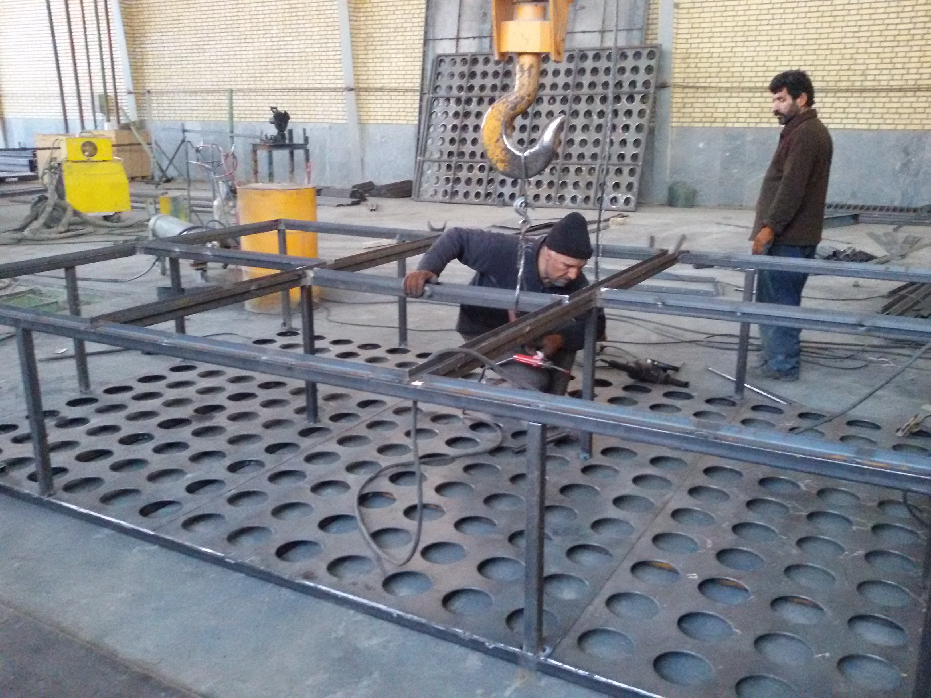 Production-floor integration or execution sequence photo